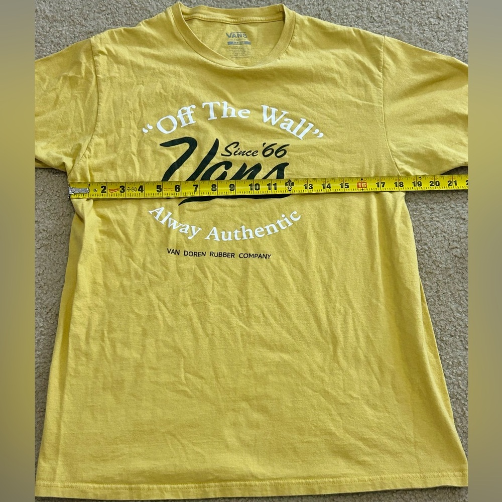 Vans Off The Wall Classic Fit Large T-Shirt - Picture 5 of 7